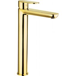 Deante Alpinia bateria umywalkowa stojąca złota BGA_Z20K