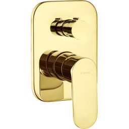 Deante Alpinia bateria prysznicowa podtynkowa złota BGA_Z44P