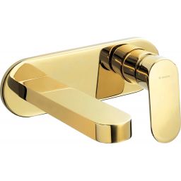 Deante Alpinia bateria umywalkowa podtynkowa złota BGA_Z54L