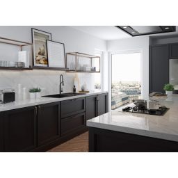 Deante Gerbera bateria kuchenna stojąca czarna BGB_N72M