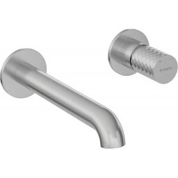 Deante Silia Hexa bateria umywalkowa podtynkowa stal BHS_F54L