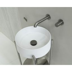 Deante Silia Hexa bateria umywalkowa podtynkowa stal BHS_F54L