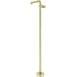 Deante Silia Hexa bateria umywalkowa podłogowa złoto szczotkowane BHS_R2KK