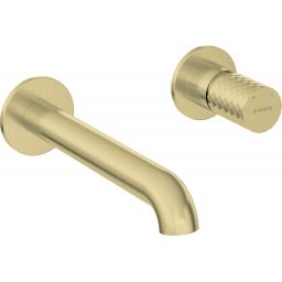 Deante Silia Hexa bateria umywalkowa podtynkowa złota BHS_R54L