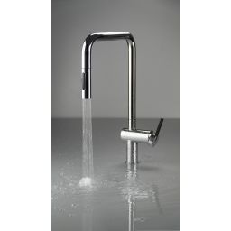 Deante Momi bateria kuchenna stojąca chrom BKM_073N