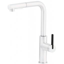 Deante Momi bateria kuchenna stojąca biała BKM_A73M