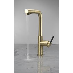 Deante Momi bateria kuchenna stojąca złoty mat BKM_R73M