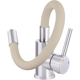 Deante Luno bateria kuchenna stojąca stal-beżowa BOC_5720