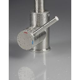 Deante Luno bateria kuchenna stojąca stal-beżowa BOC_5740