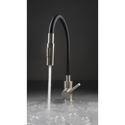 Deante Luno bateria kuchenna stojąca stal-czarna BOC_B740