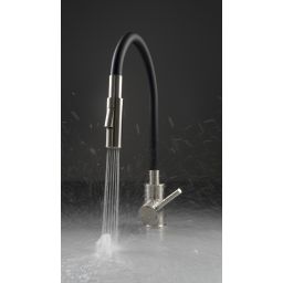 Deante Luno bateria kuchenna stojąca stal-czarna BOC_B740