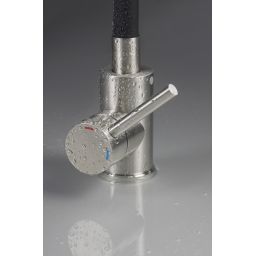 Deante Luno bateria kuchenna stojąca stal-czarna BOC_B740