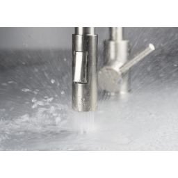 Deante Luno bateria kuchenna stojąca stal-czarna BOC_B740