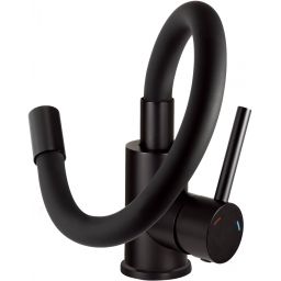 Deante Neo Luno bateria kuchenna stojąca czarna BOC_N72M