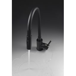 Deante Luno bateria kuchenna stojąca czarna BOCN74M