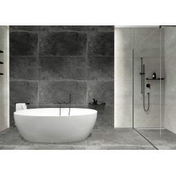 Deante Arnika Nero bateria wannowo-prysznicowa ścienna czarny mat BQAN10M