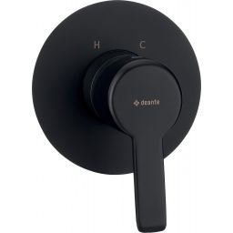 Deante Arnika Nero bateria prysznicowa podtynkowa czarny mat BQAN44L