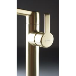 Deante Arnika bateria umywalkowa stojąca złota BQA_R20K