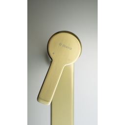 Deante Arnika bateria umywalkowa stojąca złota BQA_R20M