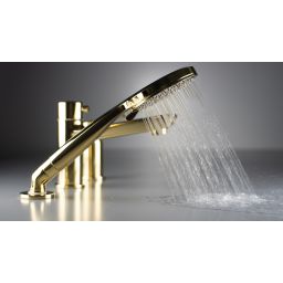 Deante Arnika bateria wannowo-prysznicowa nawannowa złota BQA_Z13M