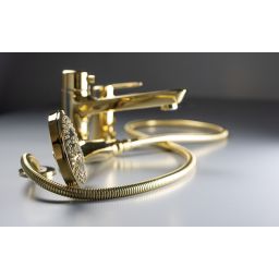 Deante Arnika bateria wannowo-prysznicowa nawannowa złota BQA_Z13M