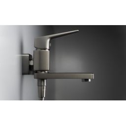 Deante Blur bateria wannowo-prysznicowa ścienna titanium BQL_D12M