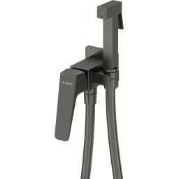 Deante Blur Titanium bateria bidetowa podtynkowa grafit BQL_D34M