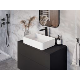 Deante Blur bateria umywalkowa stojąca czarna BQL_N20K