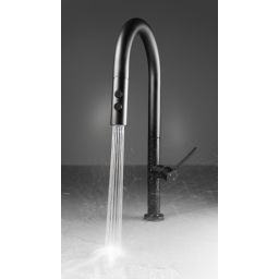 Deante Olfato bateria kuchenna stojąca czarna BQO_N72M