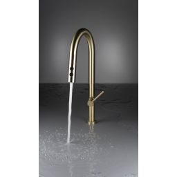 Deante Olfato bateria kuchenna stojąca złoty szczotkowany BQO_R72M