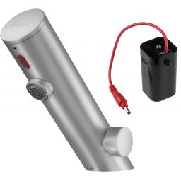 Deante Sense bateria umywalkowa stojąca elektroniczna stal BQRF29R