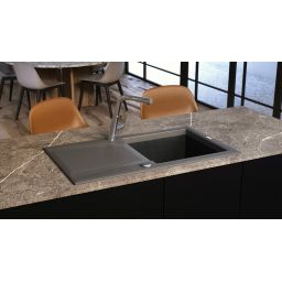 Deante Silia bateria kuchenna stojąca chrom BQS_073M