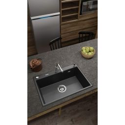 Deante Silia bateria kuchenna stojąca chrom BQS_073M