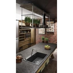 Deante Silia bateria kuchenna stojąca chrom BQS_073M