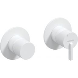 Deante Silia bateria wannowo-prysznicowa podtynkowa biała BQS_A46P