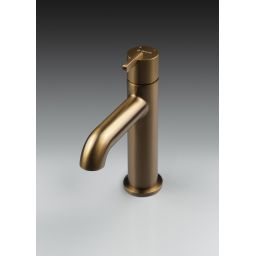 Deante Silia bateria umywalkowa stojąca brąz szczotkowany BQS_C20M