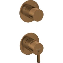 Deante Silia bateria wannowo-prysznicowa podtynkowa brąz szczotkowany BQS_C44P