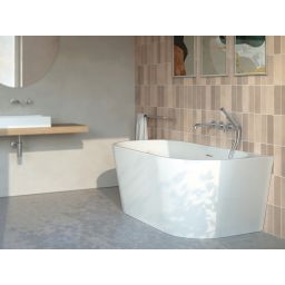 Deante Silia bateria wannowo-prysznicowa podtynkowa stal BQSF18P