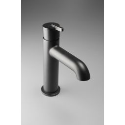 Deante Silia bateria umywalkowa stojąca czarna BQSN20M