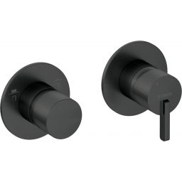 Deante Silia bateria wannowo-prysznicowa podtynkowa czarna BQS_N46P