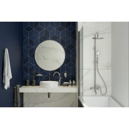 Deante Temisto bateria umywalkowa stojąca chrom BQT_025D