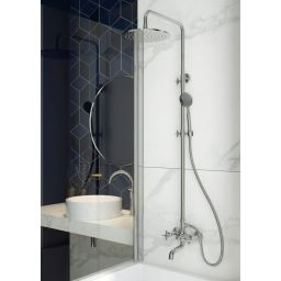 Deante Temisto bateria umywalkowa stojąca chrom BQT_025D