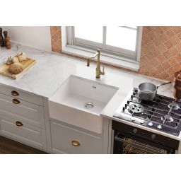 Deante Tamizo bateria kuchenna stojąca mosiądz BQTM63M