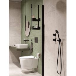 Deante Temisto bateria prysznicowa podtynkowa czarny mat BQTN44P