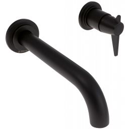 Deante Temisto bateria umywalkowa podtynkowa czarna BQT_N54L