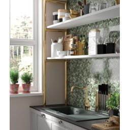 Deante Tamizo bateria kuchenna stojąca złota BQTZ63M