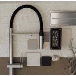 Deante Magnetic bateria kuchenna stojąca stal szczotkowana BRM_F75M