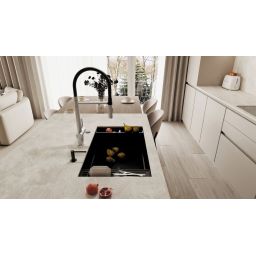 Deante Magnetic bateria kuchenna stojąca stal szczotkowana BRM_F75M