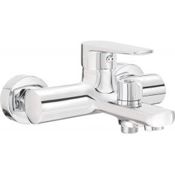 Deante Tubo bateria wannowo-prysznicowa ścienna chrom BUT_010M