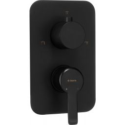 Deante Arnika Nero bateria wannowo-prysznicowa podtynkowa czarny mat BXYNQAM